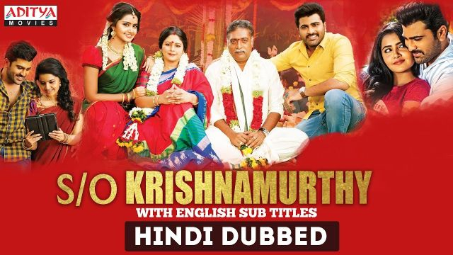 Hindi Dubbed Full Movie S/O Krishnamurthy (Sathamanam Bhavati)  | Sharwanand, Anupama |Satish Vegesna